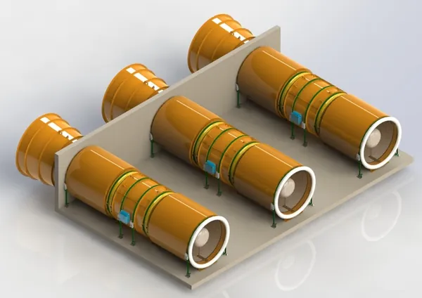 Ventiladores axiais Expandex em projeto de instalação
